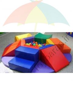 استخر توپ و موانع فومی